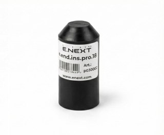 E.NEXT e.end.ins.pro.18 - Kapturek termokurczliwy izolacyjny 18mm czarny 2:1 -