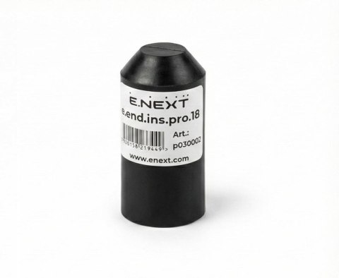 E.NEXT e.end.ins.pro.18 - Kapturek termokurczliwy izolacyjny 18mm czarny 2:1 -