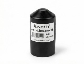 E.NEXT e.end.ins.pro.25 - Kapturek termokurczliwy izolacyjny 25mm czarny 2:1 -
