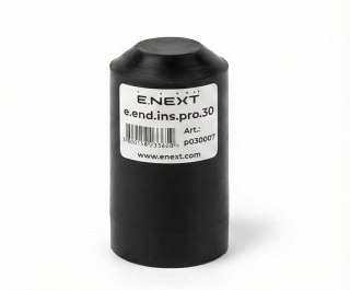 E.NEXT e.end.ins.pro.30 - Kapturek termokurczliwy izolacyjny 30mm czarny 2:1 -
