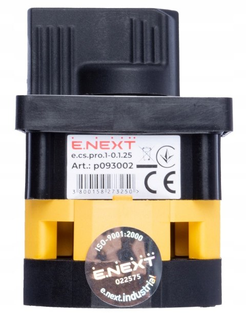 E.NEXT e.cs.pro.1-0.1.25 - Łącznik krzywkowy (pakietowy) tablicowy 0-1 25A 1P -0.1.25