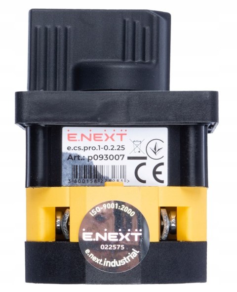 E.NEXT e.cs.pro.1-0.2.25 - Łącznik krzywkowy (pakietowy) tablicowy 0-1 25A 2P -0.2.25