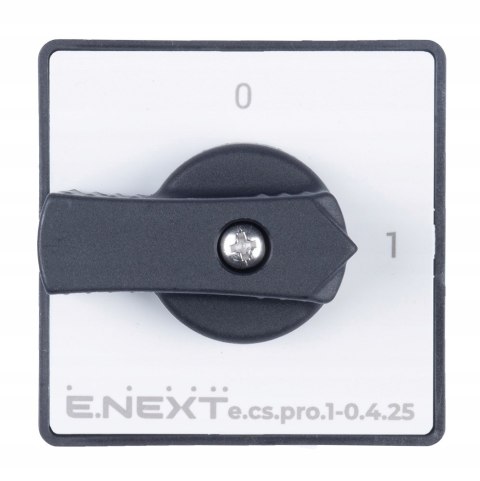 E.NEXT e.cs.pro.1-0.4.25 - Łącznik krzywkowy (pakietowy) tablicowy 0-1 25A 4P -0.4.25