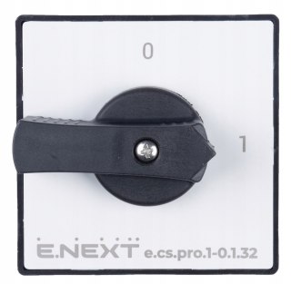 E.NEXT e.cs.pro.1-0.1.32 - Łącznik krzywkowy (pakietowy) tablicowy 0-1 32A 1P -0.1.32
