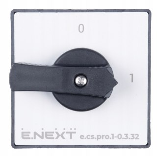 E.NEXT e.cs.pro.1-0.3.32 - Łącznik krzywkowy (pakietowy) tablicowy 0-1 32A 3P -0.3.32