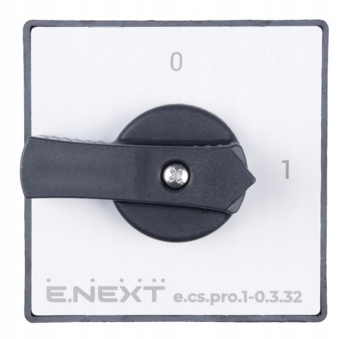 E.NEXT e.cs.pro.1-0.3.32 - Łącznik krzywkowy (pakietowy) tablicowy 0-1 32A 3P -0.3.32