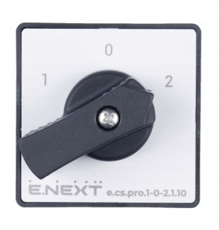 E.NEXT e.cs.pro.1-0-2.1.10 - Łącznik krzywkowy (pakietowy) tablicowy 1-0-2 10A 1P -0-2.1.10