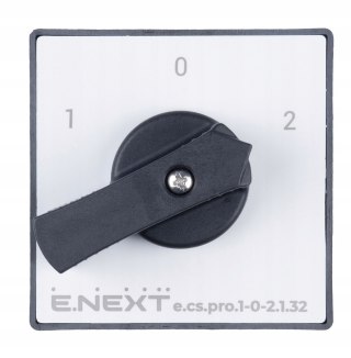 E.NEXT e.cs.pro.1-0-2.1.32 - Łącznik krzywkowy (pakietowy) tablicowy 1-0-2 32A 1P -0-2.1.32