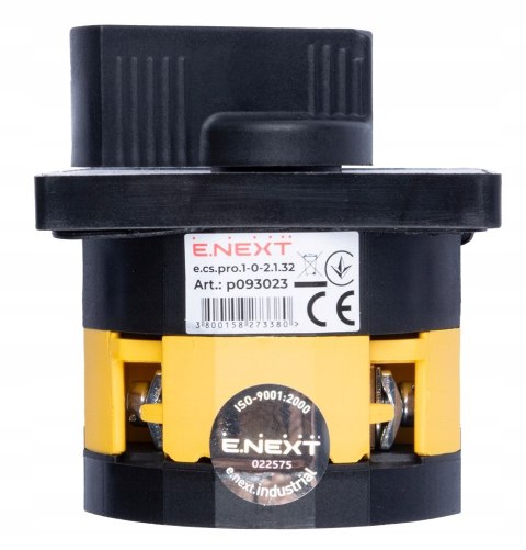E.NEXT e.cs.pro.1-0-2.1.32 - Łącznik krzywkowy (pakietowy) tablicowy 1-0-2 32A 1P -0-2.1.32