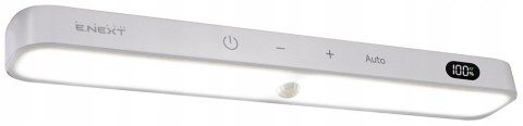 E.NEXT e.LED.accum.pro.2w.pir - Lampa świetlówka LED z czujnikiem ruchu podszafkowa/do szafy aku 6000k 2W