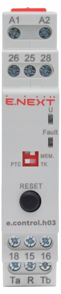 E.NEXT e.control.h03 - Przekaźnik kontroli temperatury uzwojeń silnika