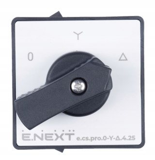 E.NEXT e.cs.pro.0-Y - Przełącznik krzywkowy gwiazda-trójkąt 25A 4P