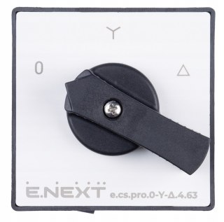 E.NEXT e.cs.pro.0-Y - Przełącznik krzywkowy gwiazda-trójkąt 63A 4P