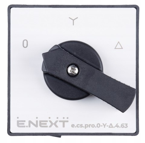 E.NEXT e.cs.pro.0-Y - Przełącznik krzywkowy gwiazda-trójkąt 63A 4P
