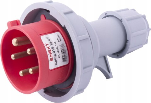 Przenośna wtyczka siłowa, 5P 400V 16A IP67