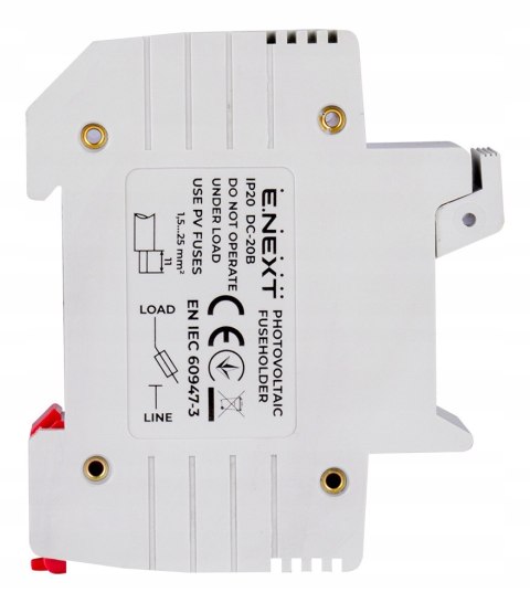 Rozłącznik bezpiecznikowy DC 1000V do wkładek 10x38 1P 32A
