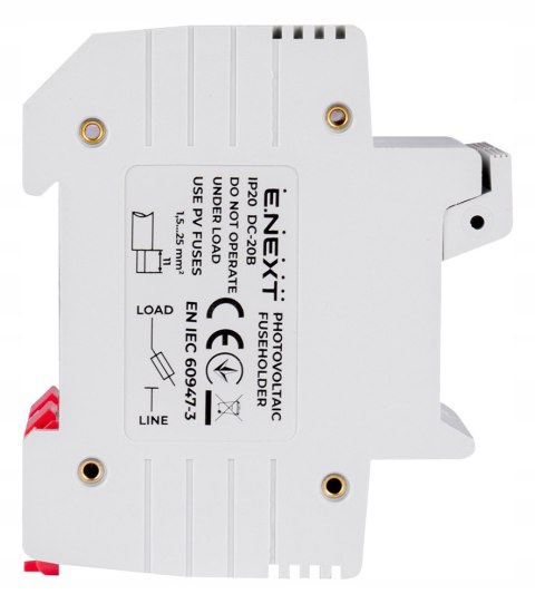 Rozłącznik bezpiecznikowy DC 1000V do wkładek 10x38 2P 32A