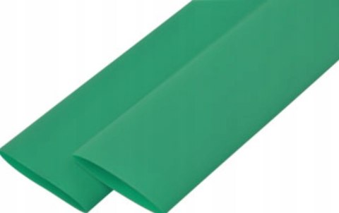Rurka termokurczliwa 12mm/6mm zielona rolka 100m