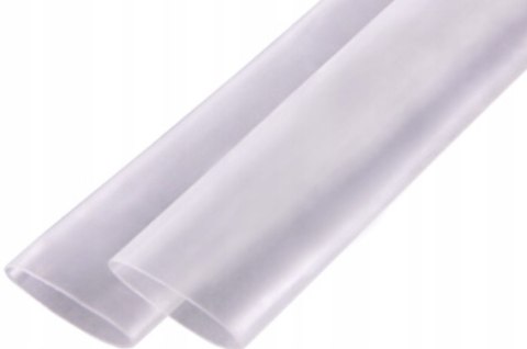 E.NEXT e.termo.stand.30.15.transparent - Rurka termokurczliwa 30mm/15mm przeźroczysta długość 1m