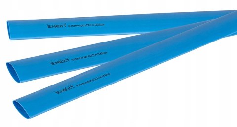 E.NEXT e.termo.pro.12,7.4,2.blue - Rurka termokurczliwa z klejem 12mm/4mm niebieska długość 1m