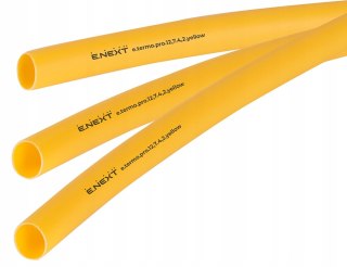 E.NEXT e.termo.pro.12,7.4,2.yellow - Rurka termokurczliwa z klejem 12mm/4mm żółta długość 1m