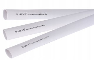 E.NEXT e.termo.pro.15,4.5,2.white - Rurka termokurczliwa z klejem 15mm/5mm biała długość 1m