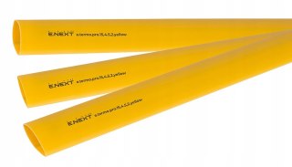 E.NEXT e.termo.pro.15,4.5,2.yellow - Rurka termokurczliwa z klejem 15mm/5mm żółta długość 1m