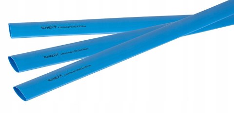 E.NEXT e.termo.pro.19,1.6,3.blue - Rurka termokurczliwa z klejem 19mm/6mm niebieska długość 1m