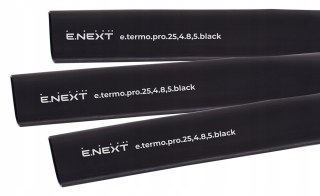 E.NEXT e.termo.pro.25,4.8,5.black - Rurka termokurczliwa z klejem 25,4/8,5mm czarna długość 1m