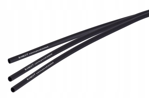 E.NEXT e.termo.pro.4,8.1,6.black - Rurka termokurczliwa z klejem 4,8mm/1,6mm czarna długość 1m