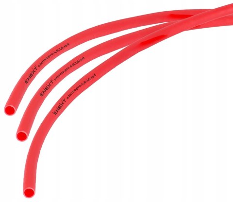 E.NEXT e.termo.pro.4,8.1,6.red - Rurka termokurczliwa z klejem 4,8mm/1,6mm czerwona długość 1m