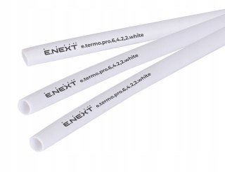 E.NEXT e.termo.pro.6,4.2,2.white - Rurka termokurczliwa z klejem 6,4mm/2,2mm biała długość 1m