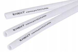 E.NEXT e.termo.pro.7,9.2,7.white - Rurka termokurczliwa z klejem 7,9mm/2,7mm biała długość 1m