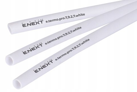 E.NEXT e.termo.pro.7,9.2,7.white - Rurka termokurczliwa z klejem 7,9mm/2,7mm biała długość 1m
