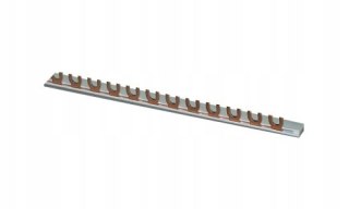 Szyna łączeniowa 1m (100cm) 54m 1.63 typu u (widełkowa), 1-biegunowa 63A