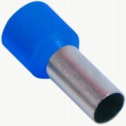 Tulejka izolowana 2,5mm2 dł=8 niebieska 100 szt.