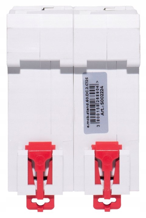 E.NEXT e.mcb.stand.60.DC.2.C125 - Wyłącznik nadprądowy AC/DC C125 125A 2P 250V DC / 400V AC 6kA