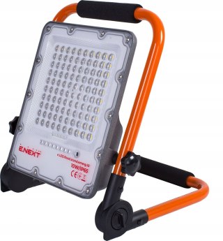 E.NEXT e.LED.flood.stand.emerg.10 - Reflektor LED akumulatorowy 10W 600lm IP65