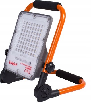 E.NEXT e.LED.flood.stand.emerg.5 - Reflektor LED akumulatorowy 5W 300lm IP65