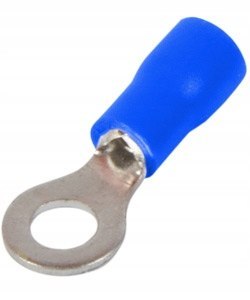 Izolowana końcówka oczkowa 1.5-2.5 mm2 blue 100szt