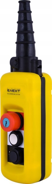 E.NEXT e.cs.stand.xac.a.2913k - Kaseta sterownicza 2 przyciski + STOP z kluczem dwubiegowa 4NO+3NC
