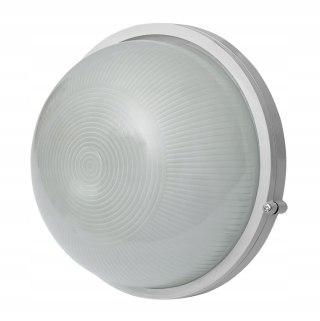 Lampa kinkiet ścienno-sufitowa okrągły E27 biały 60W