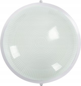 Lampa kinkiet ścienno-sufitowa okrągły E27 biały 60W