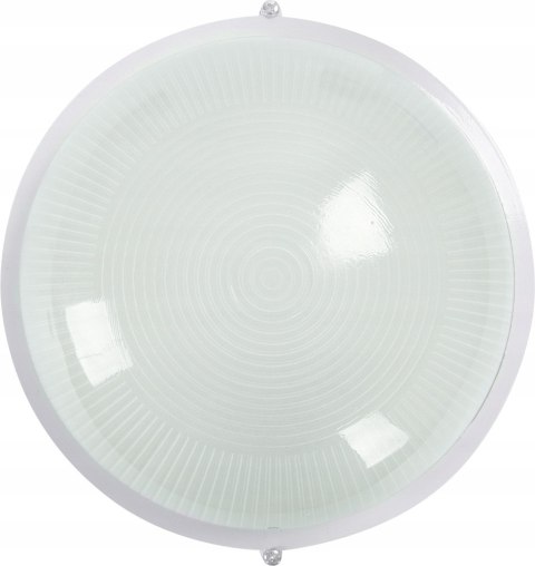 E.NEXT e.light.1301.1.60.27.white - Lampa kinkiet ścienno-sufitowa okrągły E27 biały 60W