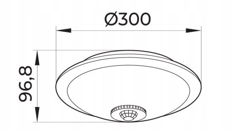 E.NEXT e.sensor.lum.78.e27.bia - Lampa sufitowa czujnikiem ruchu 2x E27 biała 360°