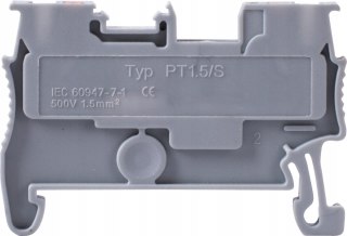 Listwa zaciskowa na szynę din 1,5mm2 5 sztuk