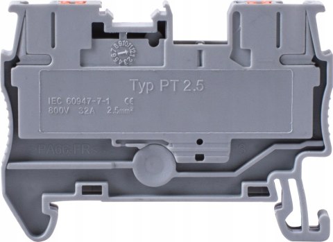 Listwa zaciskowa na szynę din 2,5mm2 5 sztuk