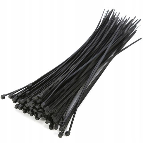 E.NEXT e.ct.stand.200.3.black - Opaska zaciskowa czarna, 3x200mm (100szt.)
