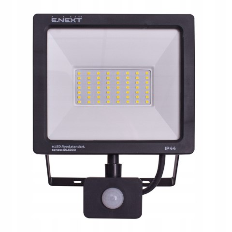 Reflektor naświetlacz lampa LED 50W 6000k IP65 z czujnikiem ruchu