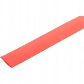 Rurka termokurczliwa 30mm/15mm czerwona długość 1m